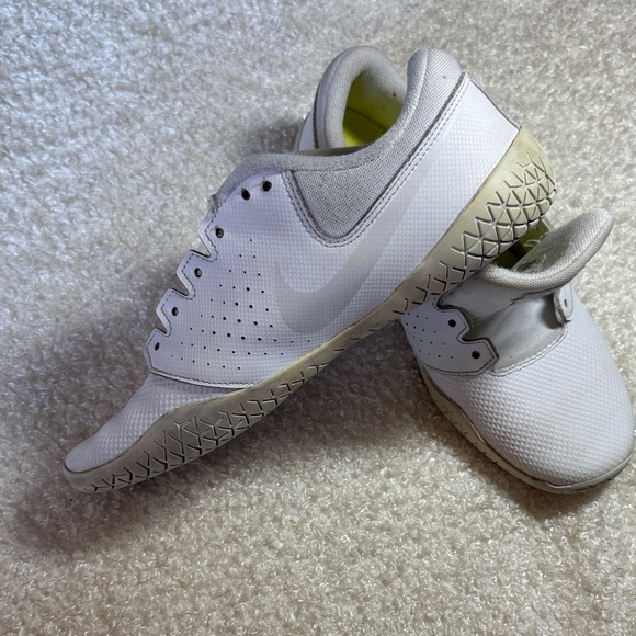 Nike Shoes - Nike Women's Cheer Shoes White and Gray Athletic Shoes